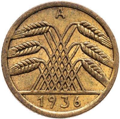 купить Германия 5 рейхспфеннигов (reichspfennig) 1936 А