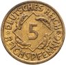 Купить Германия 5 рейхспфеннигов (reichspfennig) 1936 А
