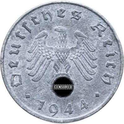 купить Германия, Третий рейх 10 рейхспфеннигов (reichspfennig) 1944 "А"