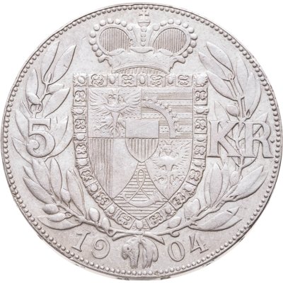 купить Лихтенштейн 5 крон (kronen) 1904