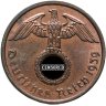 Купить Германия (Третий Рейх) 2 рейхспфеннига "А" 1939