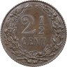 Купить Нидерланды 2 1/2 цента 1905 [KM#134]