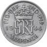 Купить Великобритания 6 пенсов 1944