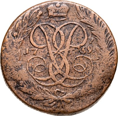 купить 5 копеек 1759 без обозначения монетного двора