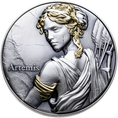 купить Камерун 2000 франков 2025 "Артемида", в футляре с сертификатом