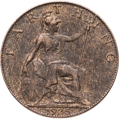 купить Великобритания 1 фартинг (farthing) 1925