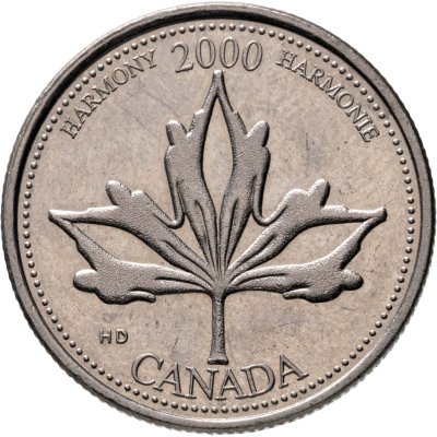 купить Канада 25 центов (cents) 2000 "Миллениум - Гармония"