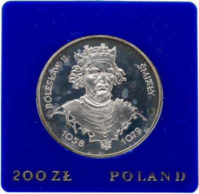 купить Польша 200 злотых (zlotych) 1981 "Польские правители - Князь Болеслав II Смелый"