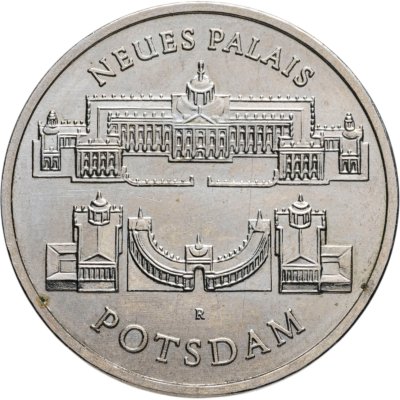 купить Германия (ГДР) 5 марок 1986 Новый дворец в парке Сан-Суси в Потсдаме