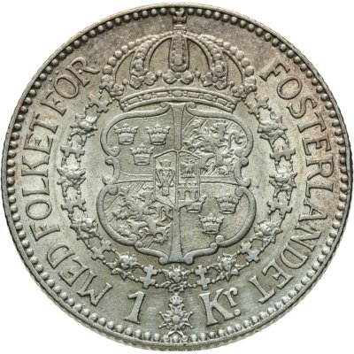 купить Швеция 1 крона 1913 Густав V