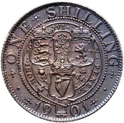 купить Великобритания 1 шиллинг (shilling) 1901