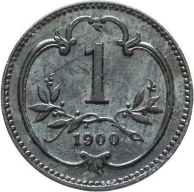 купить Австрия 1 геллер (heller) 1900