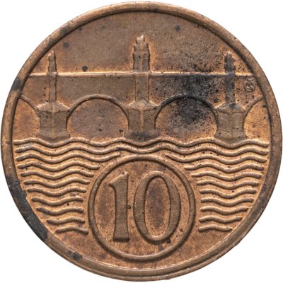 купить Чехословакия 10 геллеров (haleru) 1934