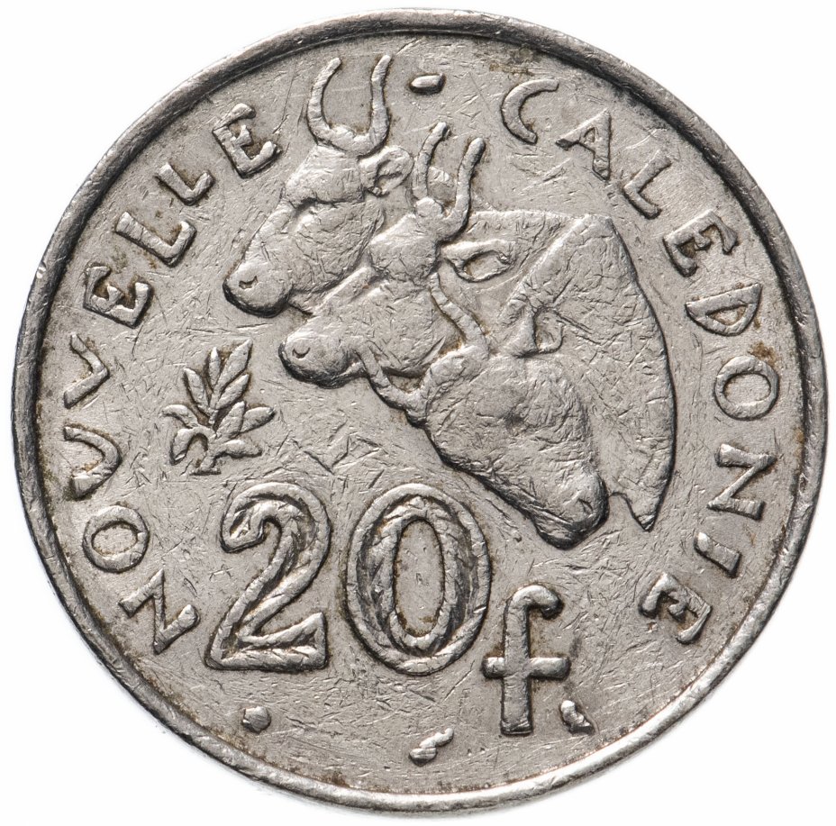 купить Новая Каледония 20 франков (francs) 1972-2005, случайная дата