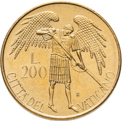 купить Ватикан 200 лир (lire) 1986