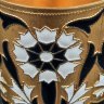 Купить Стопка со стилизованным цветочным декором, латунь, эмали, золочение, Ленинградская ювелирная фабрика, СССР, 1960-1980 гг.