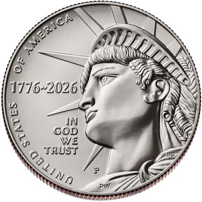 купить США 50 центов (1/2 доллара, half dollar) 2026 P 250 лет независимости США
