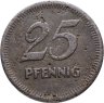 Купить Германия "Мангейм" 25 пфеннигов 1919 нотгельд