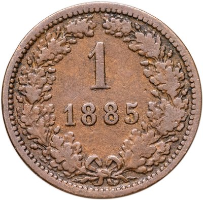 купить Австрия 1 крейцер (kreuzer) 1885