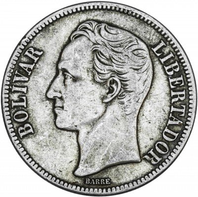 купить Венесуэла 5 боливаров 1936