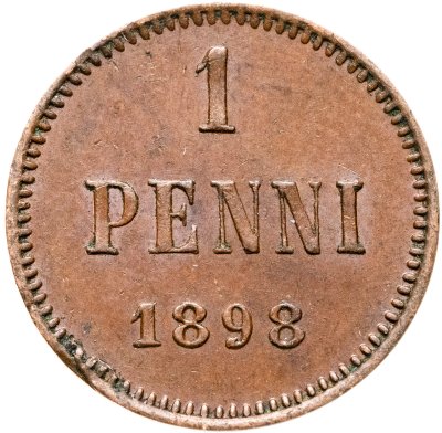 купить 1 пенни (penni) 1898 Российская Финляндия