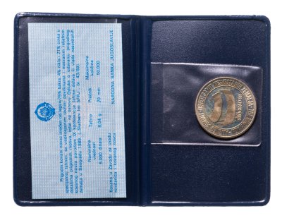 купить Югославия 5000 динар (dinars) 1989 "Саммит неприсоединившихся государств" в буклете