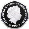 Купить Соломоновы Острова 20 центов 2019 "50 лет Конкорду - Взлет /50 вверху/"