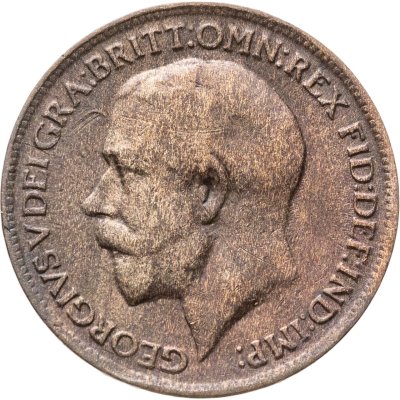 купить Великобритания 1 фартинг (farthing) 1918
