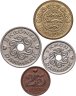 Купить Дания, набор из 4 монет 1995-1998 (25 эре, 1, 2, 10 крон)