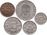 Купить Швеция набор монет 1976-1991 (5 штук) Король Карл XVI Густав