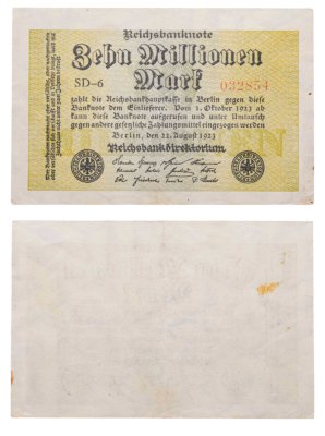 купить Германия 10000000 марок 1923 года