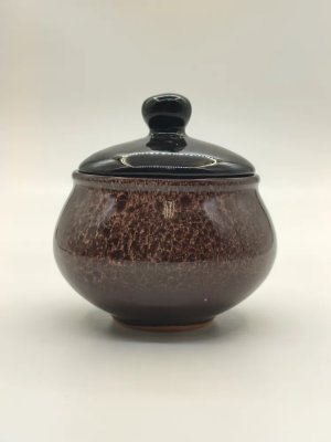 купить Сахарница с абстрактным декором, керамика, СССР, 1970-1990 гг.