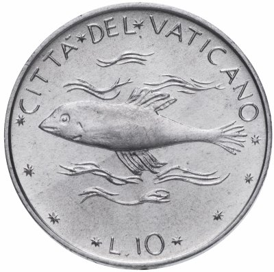 купить Ватикан 10 лир (lire) 1970