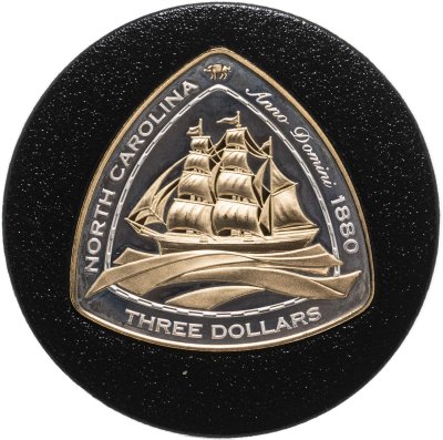 купить Бермудские острова 3 доллара 2006 «Северная Каролина»
