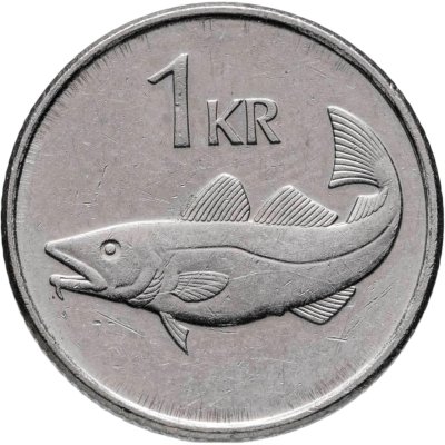 купить Исландия 1 крона 2003