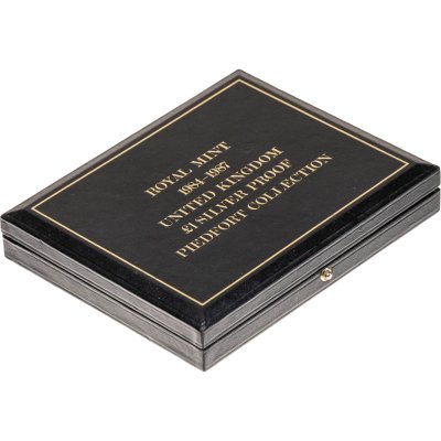 купить Великобритания 1 фунт пидфорт 1984-1987 набор из 4-х монет "Цветочные символы: Шотландия, Уэльс, Северная Ирландия, Англия" в футляре с сертификатом