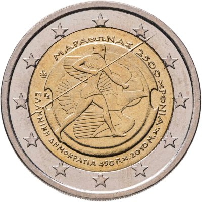 купить Греция 2 euro (евро) 2010 "2500 лет Марафонской битве"