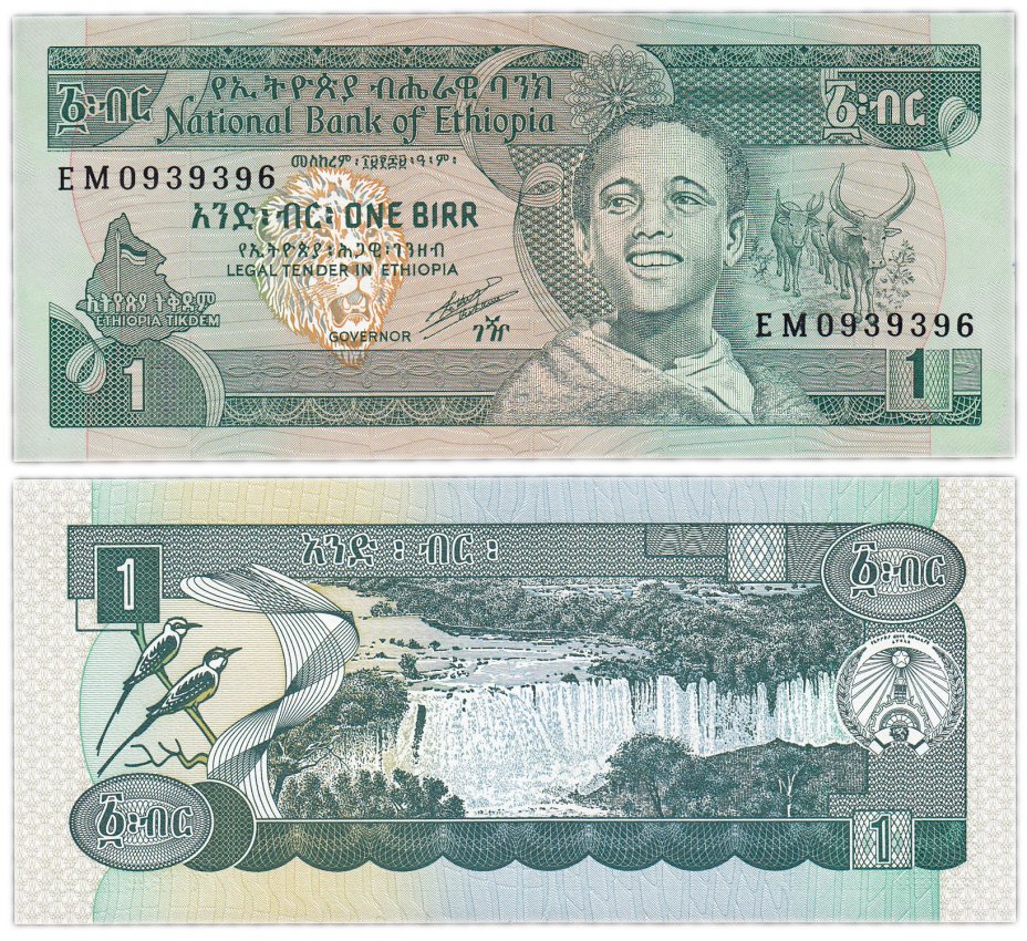 купить Эфиопия 1 быр 1991 год (Pick 41с)