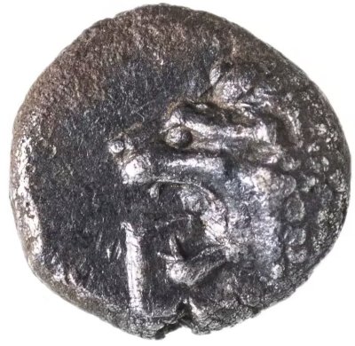 Купить Кария, Миласа, 420-390 годы до Р.Х., Тетартеморион. (Лев/Птица)