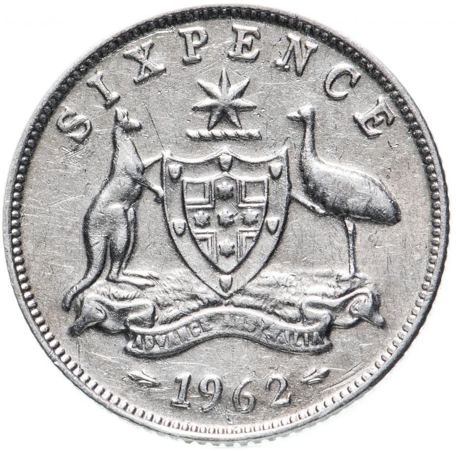 купить Австралия 6 пенсов (pence) 1962