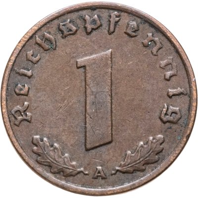купить Германия, Третий рейх 1 рейхспфенниг (reichspfennig) 1936