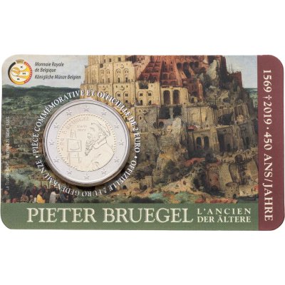 купить Бельгия 2 евро 2019 "450 лет со дня смерти Питера Брейгеля Старшего" в блистере