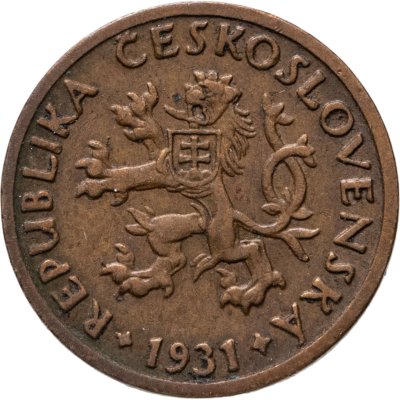 купить Чехословакия 5 геллеров (haleru) 1931
