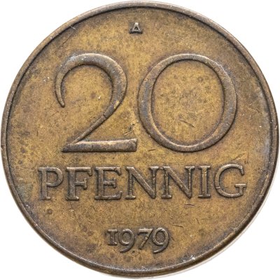 купить ГДР 20 пфеннигов (pfennig) 1979 A