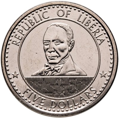 купить Либерия 5 долларов (dollars) 2022 Эдвард Джеймс Рой