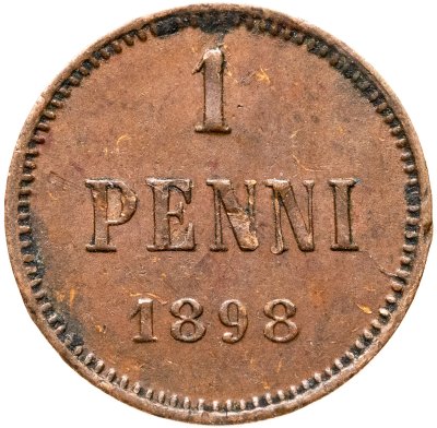 купить 1 пенни (penni) 1898 Российская Финляндия