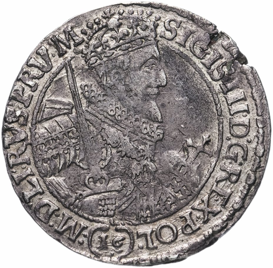 купить Быдгощ (Речь Посполитая) 1 орт 1618-1625 Сигизмунд III Ваза