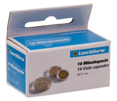 купить Круглая капсула для монет Leuchtturm 21 мм