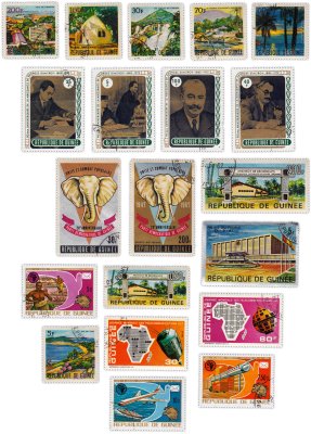 купить Гвинея набор из 20 марок "Разное"