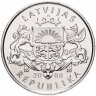 Купить Латвия 1 лат 2008 "Кувшинка"